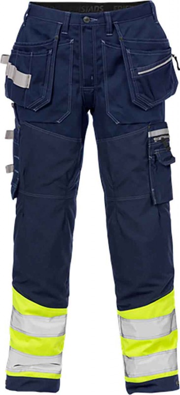 Fristads High vis Gen Y craftsman trousers cl 1 2127 CYD