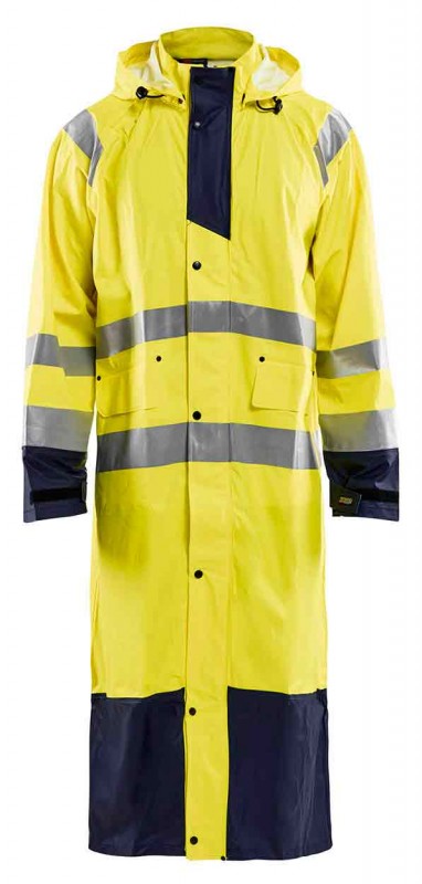 Blaklader 4325 Rain Coat High Vis Level 1