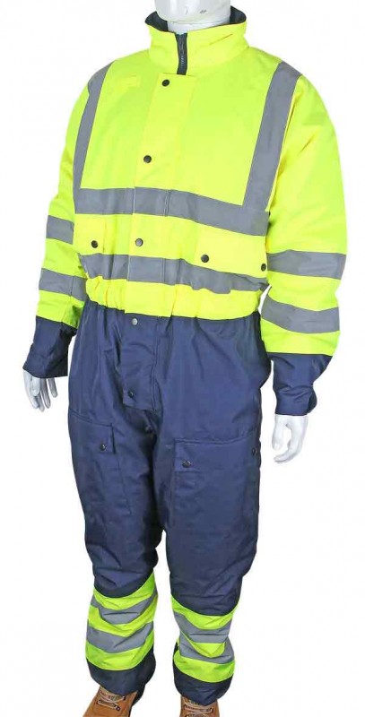 B-Seen BD900 Two Tone Hiviz Thermal Waterproof Coverall