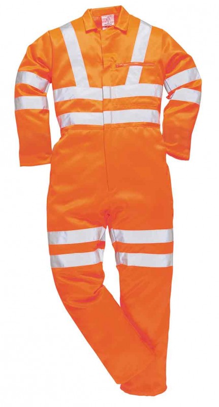 Portwest RT42 Hi-Vis Poly-cotton Coverall GO/RT