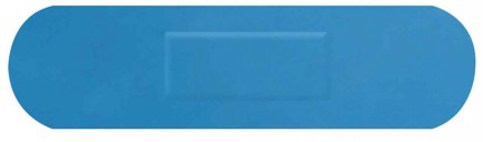 Click Medical CM0504 Blue Detectable Plasters 100 Medium Strip