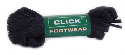 Click Footwear CFL70 Flat Shoe Lace 70cm Black
