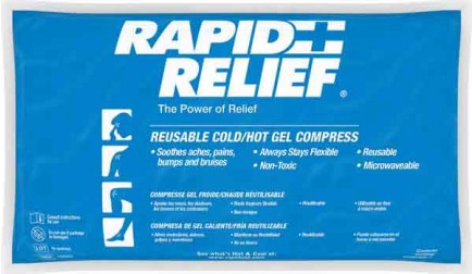 Rapid Aid RA12259 Reusable Hot/Cold Gel Compress C/W Contour Gel 5"X 9"