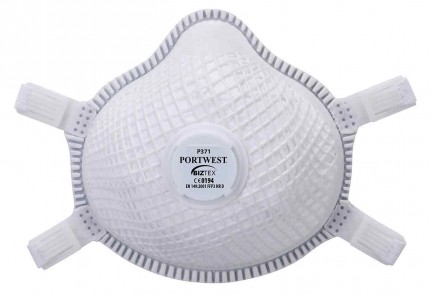 Portwest P371 Ergonet FFP3 Respirator  (Pk5)