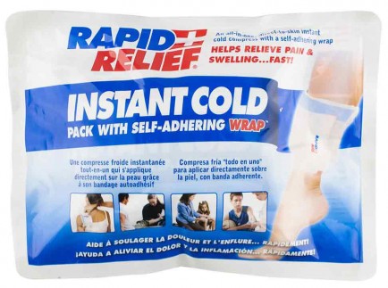 Rapid Aid RA35759 Instant Cold Pack C/W Self Adhering Wrap 5"X 9"