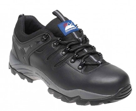 Himalayan 4020BK Black Leather Safety Trainer