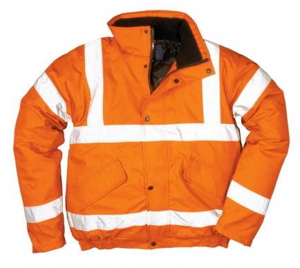 Portwest RT32 Hi-Vis Bomber Jacket GO/RT