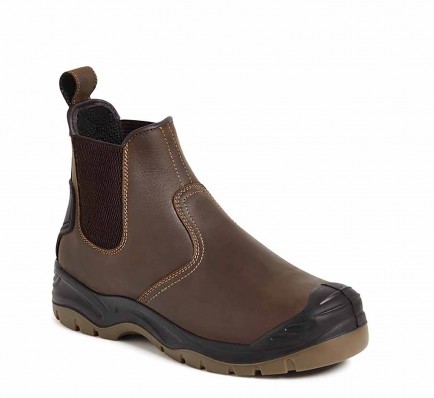 Apache AP715Sm Brown Safety Dealer Boot