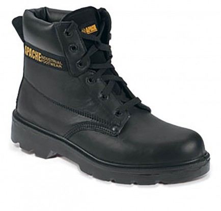 Apache AP300 Black 6 Eye Safety Boot