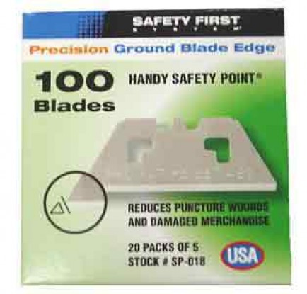 Pacific Handy Cutter SP-018 Safety Point Blades (Pack 100)