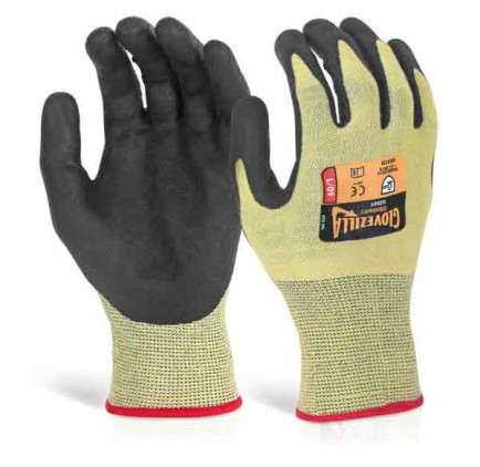 Glovezilla Nitrile Palm Coated Glove Pair