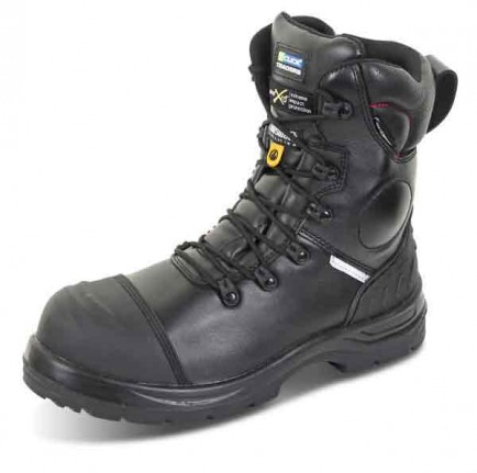 Click Footwear CF67BL Click Trencher Plus Side Zip Boot