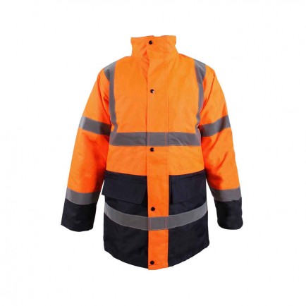 Blackrock 80013 Hi-Vis Orange/Navy Two Tone Coat