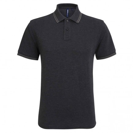 Asquith & Fox AQ011 Men's classic fit tipped polo