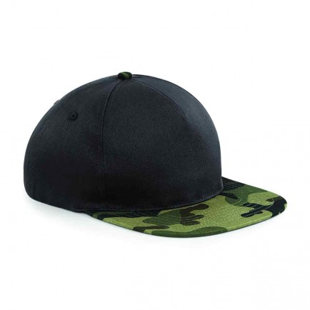 Beechfield BB691 Camo Snapback Cap