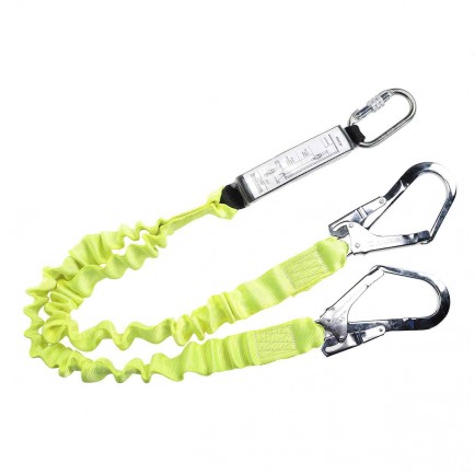 Portwest FP52 Double Lanyard Elasticated With Shock Absorber