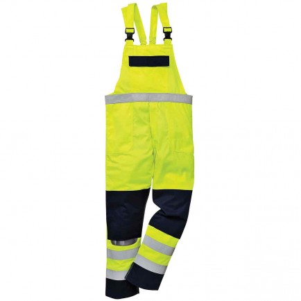 Portwest FR63 HiVis Multi-Norm Bib and Brace