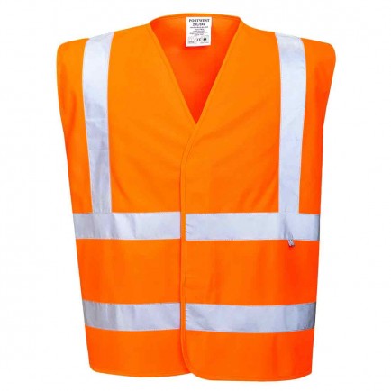 Portwest FR71 HiVis Anti Static Vest - Flame Resistant