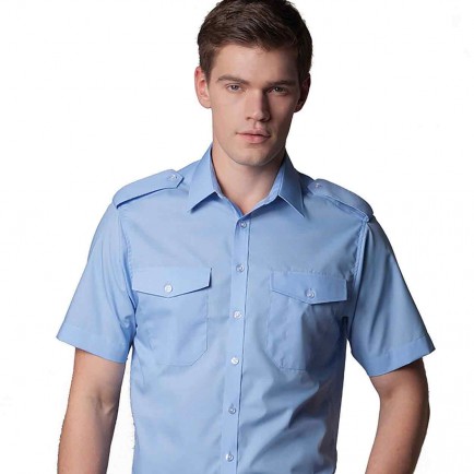 Kustom Kit Short Sleeve Pilot Shirt