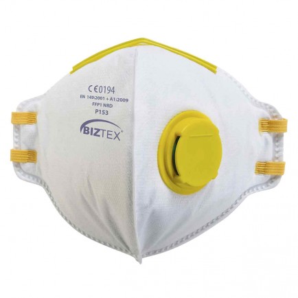 Portwest P153 FFP1 Valved Dolomite Fold Flat Respirator