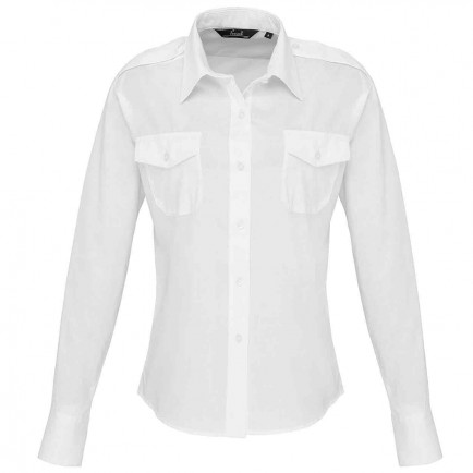 Premier PR310 Women's long sleeve pilot shirt