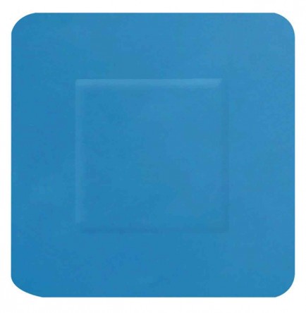 Click Medical CM0505 Blue Detectable Plasters 100 Square 38X38Mm