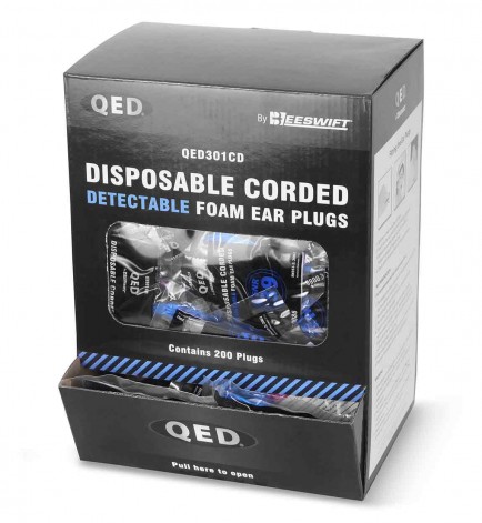 Qed QED301CD Corded Detectable Ear Plug Box 200