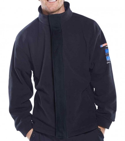 Click ARC CARC910 Arc Compliant Fleece Jacket Navy