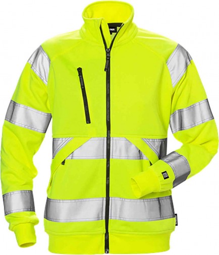 Fristads High vis sweat jacket woman cl 3 7427 SHV