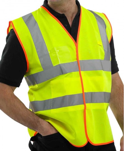 B-Safe BS061Y EN471 Hi-Vis Vest