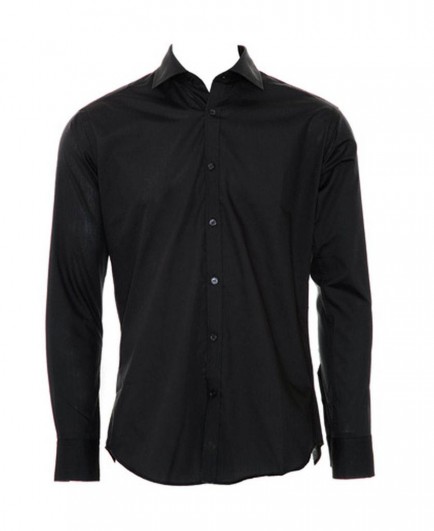 Kustom Kit Long Sleeve Slim Fit Business Shirt