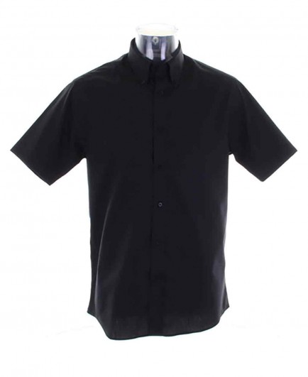 Kustom Kit Short Sleeve Tailored Premium Oxford Shirt