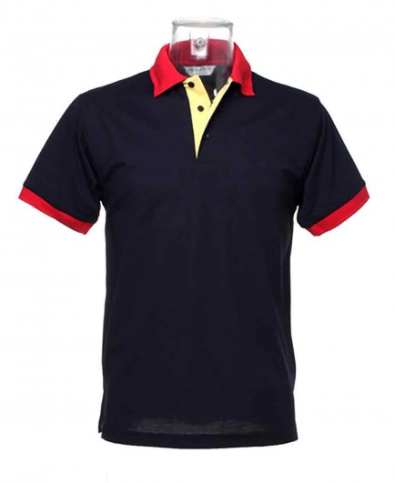 Kustom Kit Contrast Poly/Cotton Pique Polo Shirt