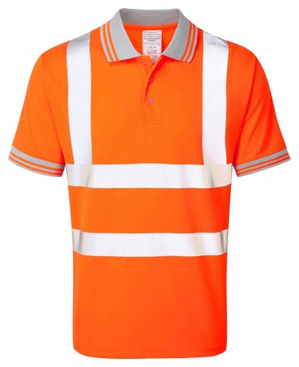 PULSAR PR176 Rail Spec Short Sleeve Hi-viz Polo Shirt