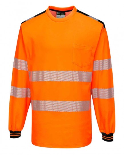 Portwest T185 PW3 Hi-Vis T-Shirt L/S