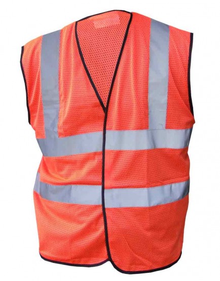 B-Seen HVMWOR Hivis Mesh Vest