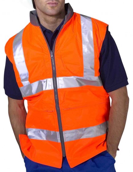 B-Seen BWENG Hi-Visibility Bodywarmer