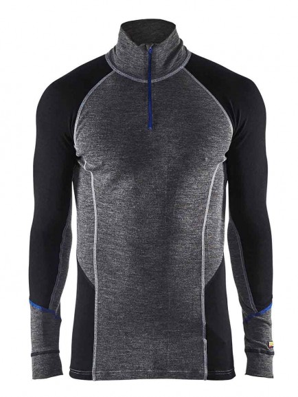 Blaklader 4899 Underwear Zip-Neck Top Warm 100% Merino