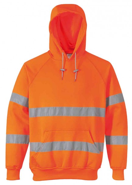 Portwest B304 Hi-Vis Hooded Sweatshirt