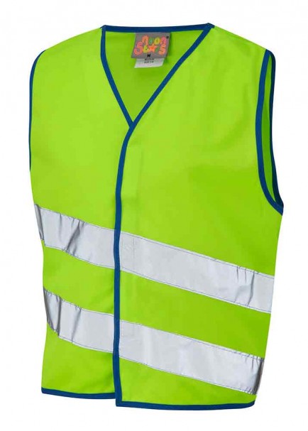 Leo Neonstars EcoViz Children's Waistcoat (EN 17353)