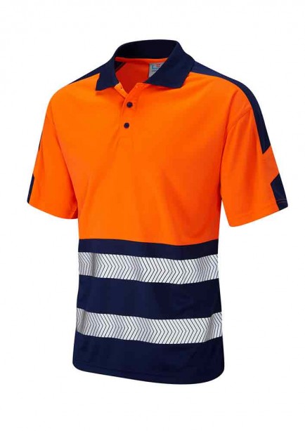 Leo Watersmeet EcoViz Performance+ Dual Colour Polo Shirt