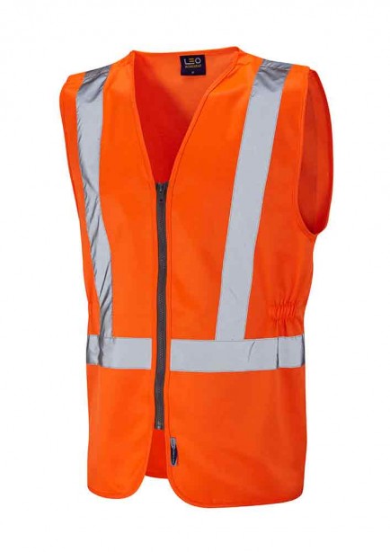 Leo Workwear Copplestone Railway Plus Waistcoat