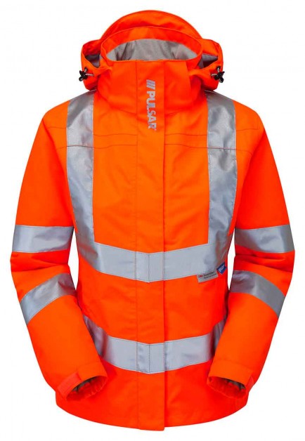 NEW PR705 PULSAR Ladies Rail Spec Hi-viz Storm Coat