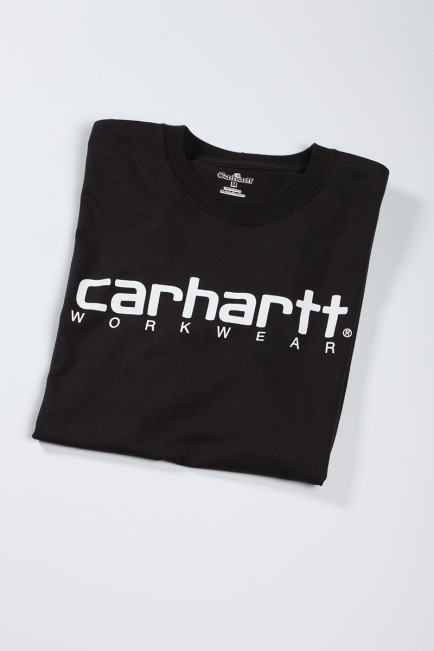 Carhartt Core Logo Short Sleeve T Navy 