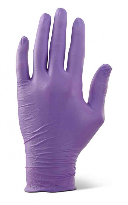 Click NDGPFPU Disposable Nitrile Gloves Purple