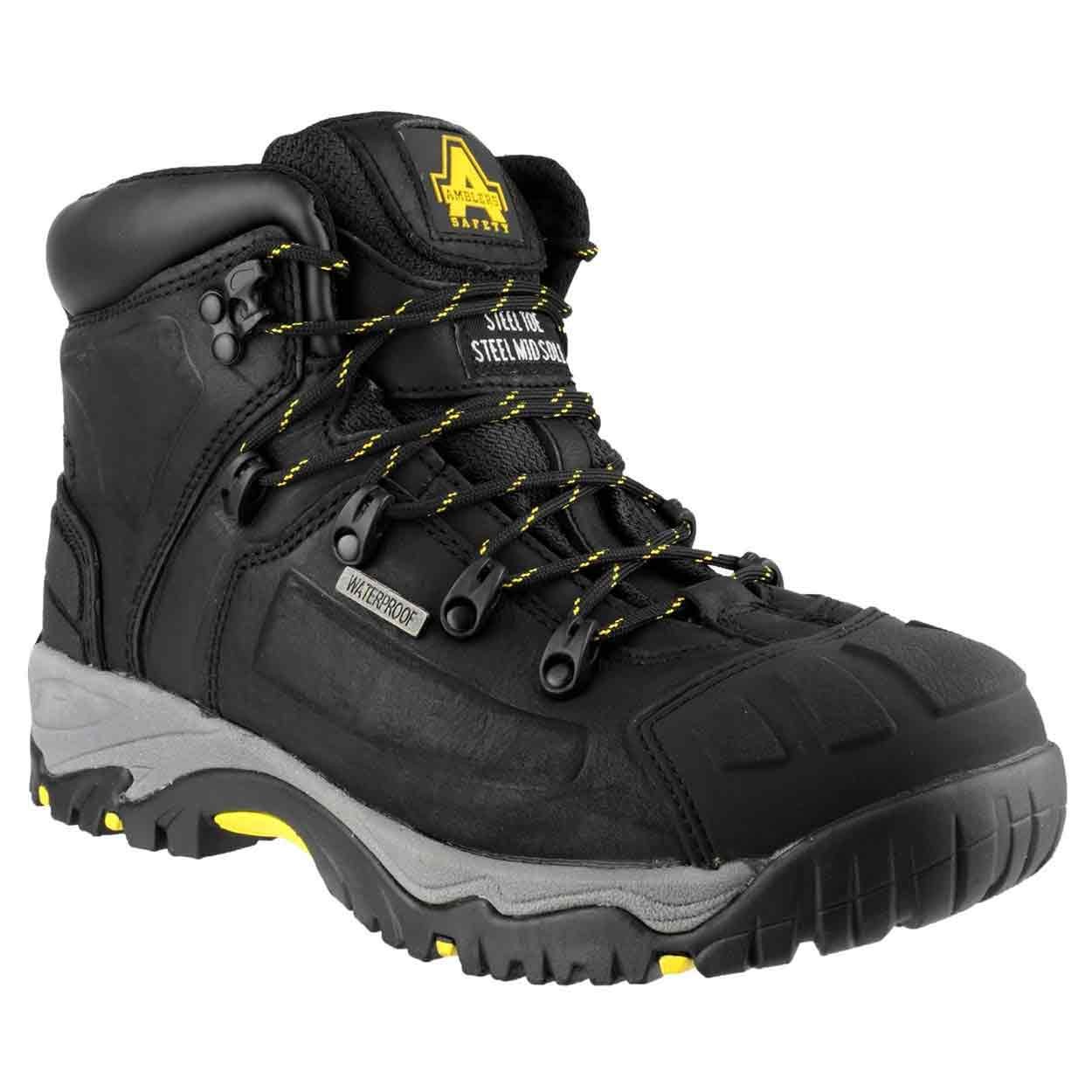 Amblers FS36 Safety S3 Lightweight Black Steel Toe Cap Mens Work Boots UK7-12 