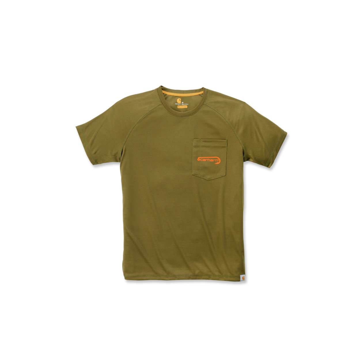 Carhartt 103570 Fishing T-Shirt S/S Military Olive - Lightweight T Shirts -  Unisex / Men's T Shirts - T Shirts - Leisurewear - Best Workwear
