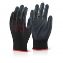 Click EC9BL PU Coated Glove Black