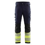 Blåkläder 11931642 Hi-Vis 4-way-stretch trousers without nail pockets