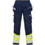 Fristads High vis Gen Y craftsman trousers cl 1 2127 CYD